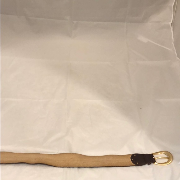 Michael Kors brown leather braided belt - Picture 6 of 8